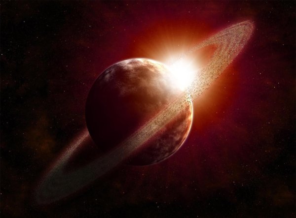 Сатурн Планета снимок из космоса