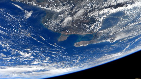 Поверхность земли из космоса