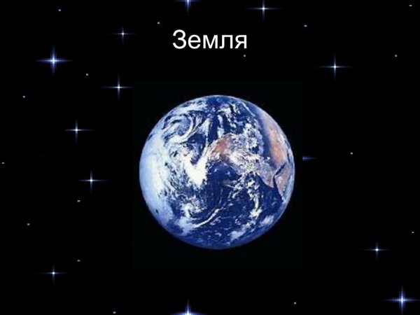 Планета земля с названием