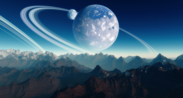 Небо с планетами