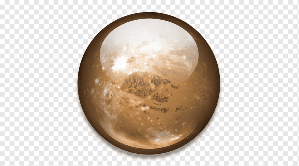 Плутон на прозрачном фоне