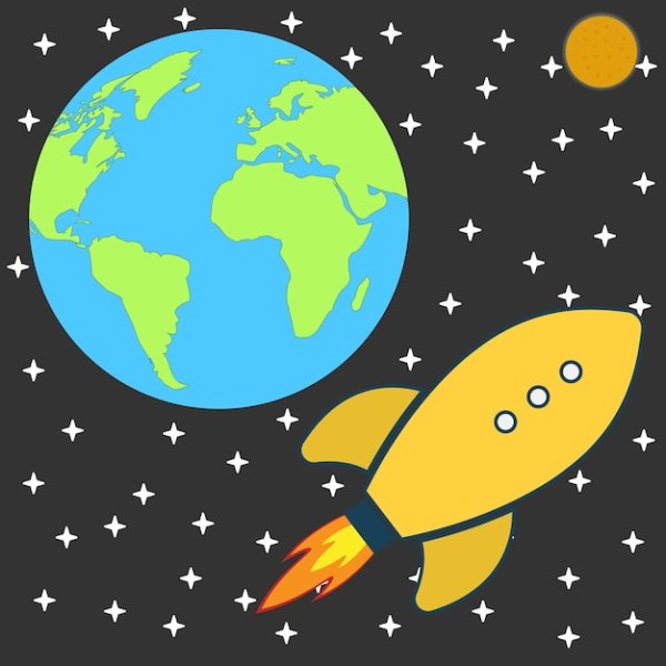 Ракета на земле