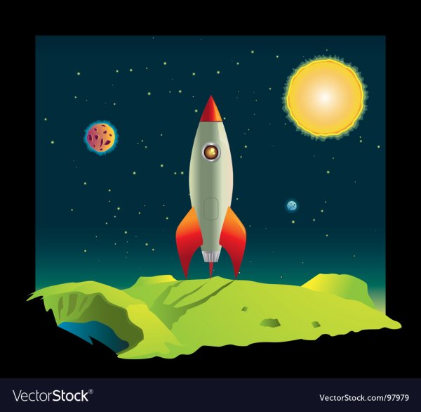 Ракета на земле