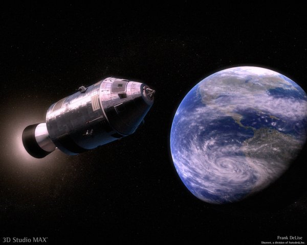 Космос земля ракета