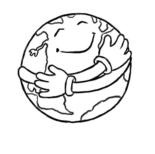 Планета земля раскраска для детей