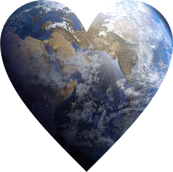 Земля сердечко