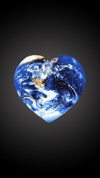 Земля в форме сердца