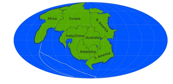 Пангея УЛЬТИМА движение материков