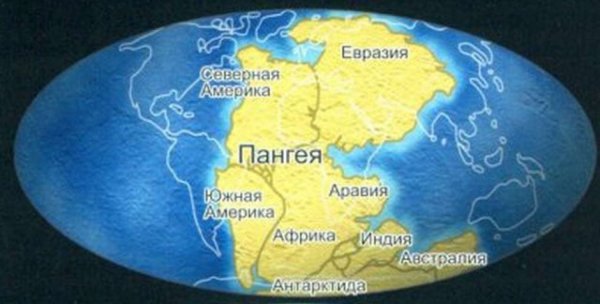 Планета земля 200 млн лет назад Пангея