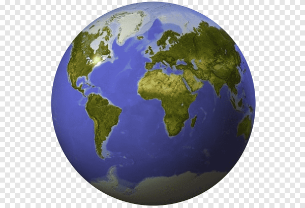 Земной шар вытянутый