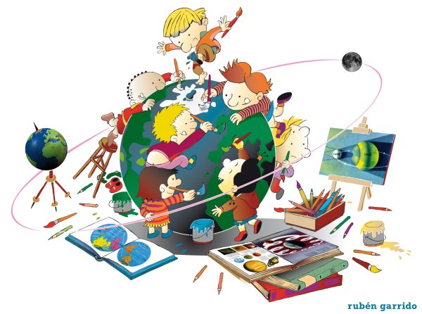 Рисунок Планета школа