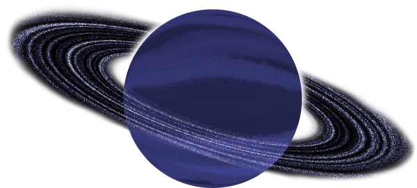Космические объекты на прозрачном фоне