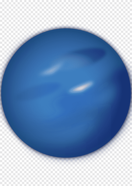 Планета Нептун на прозрачном фоне