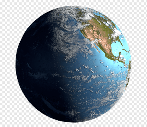 Земля на прозрачном фоне