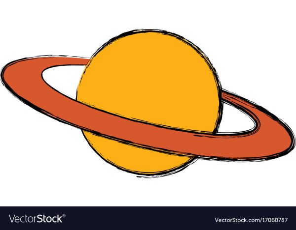 Сатурн для срисовки