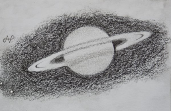 Сатурн Планета скетч