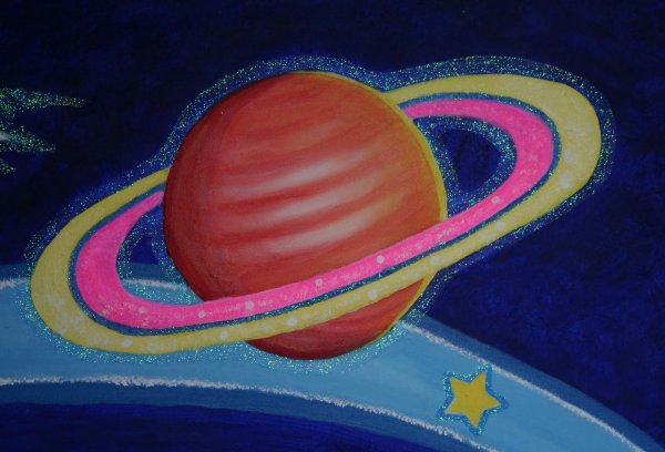 Сатурн рисунок