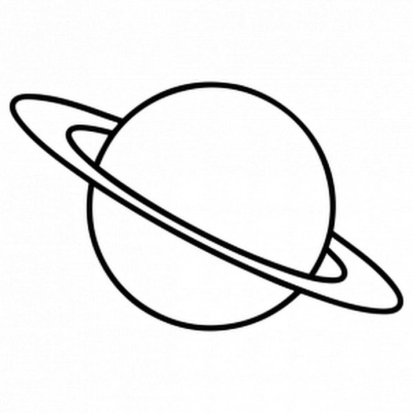 Сатурн нарисовать