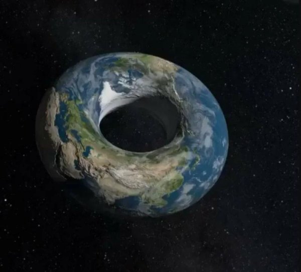 Земля в виде бублика