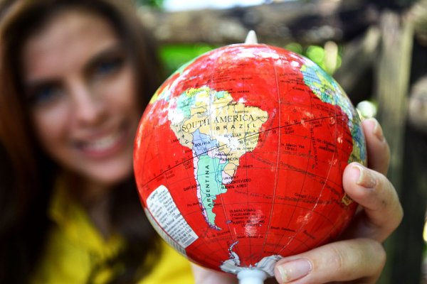 Америка на глобусе