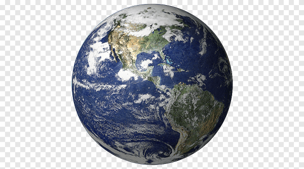 Земля на белом фоне