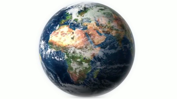 Планета земля на прозрачном фоне