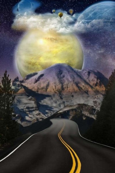 Дорога и планеты