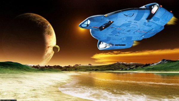 Космические корабли будущего на планете