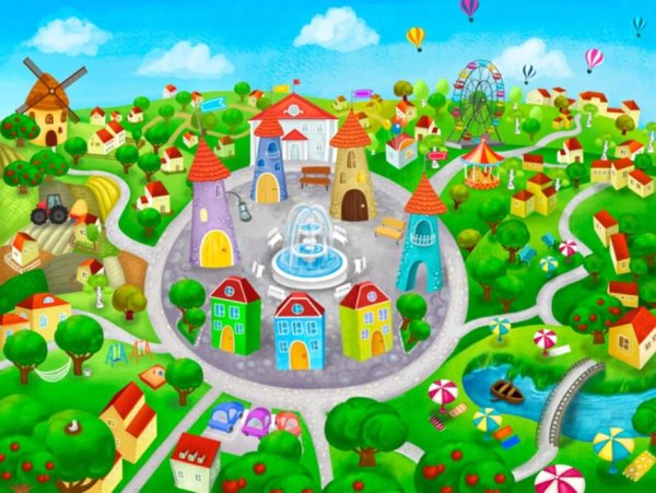 Сказочный город для детей