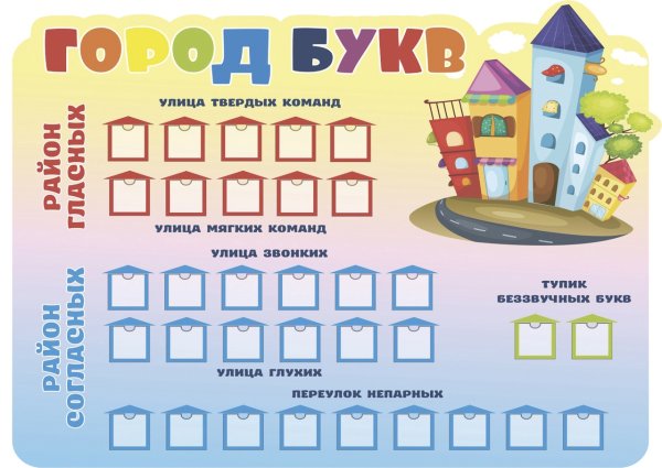 Звуковые домики для дошкольников