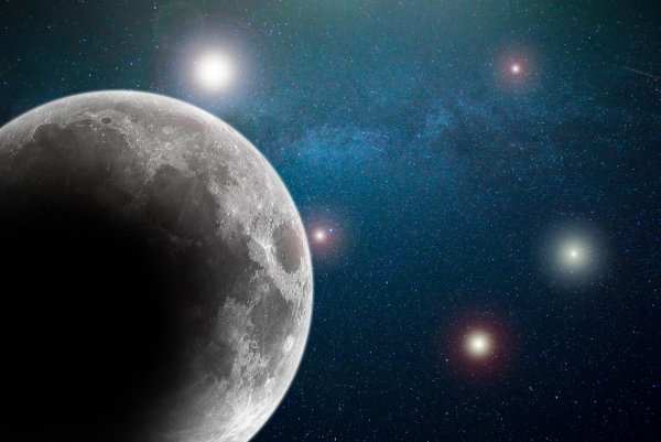 Космос Луна звезды