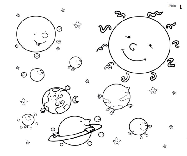 Разукрашки планеты солнечной системы