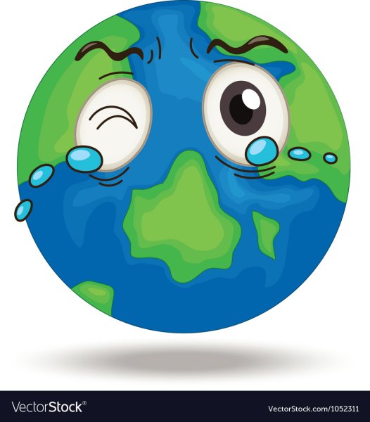 Земной шар с глазками