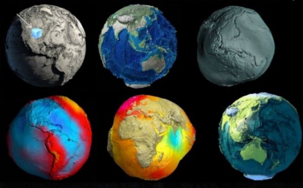 Реальный макет земли