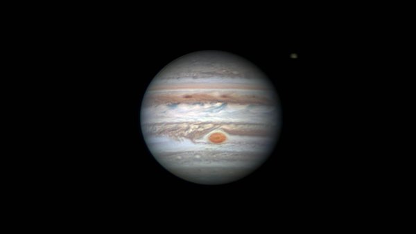 Юпитер в телескоп 140 крат