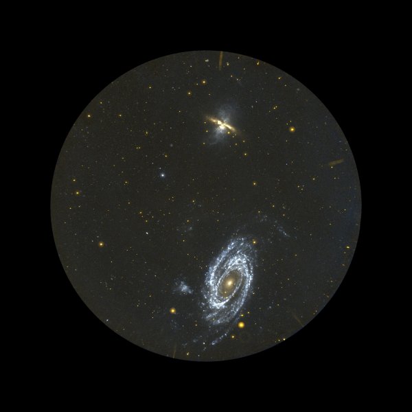 M81 Галактика в телескоп
