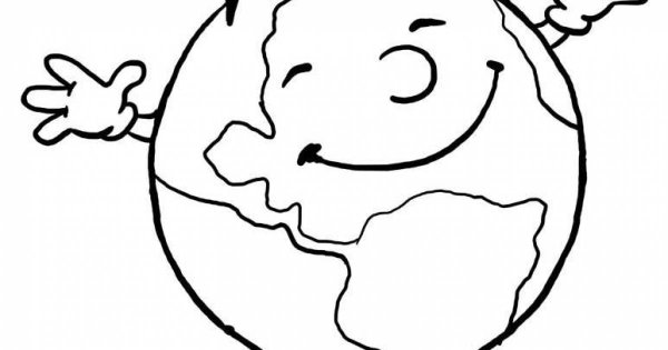Планета земля раскраска для малышей