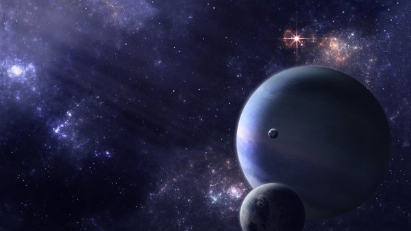 Звездное небо космос планеты