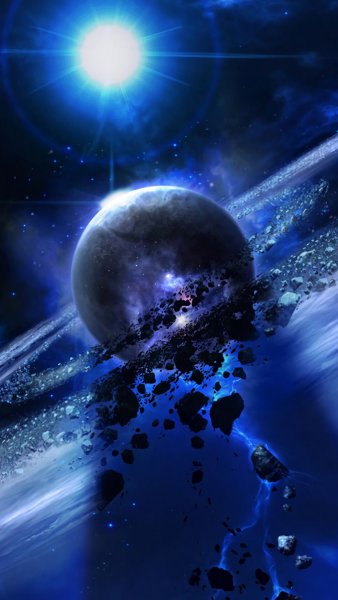 Фантастическое ночное небо