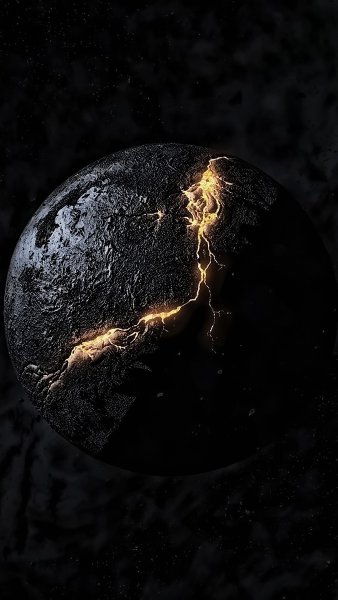 Космос и планеты вертикальные