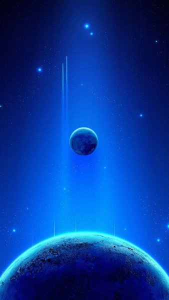 Космос и планеты вертикальные