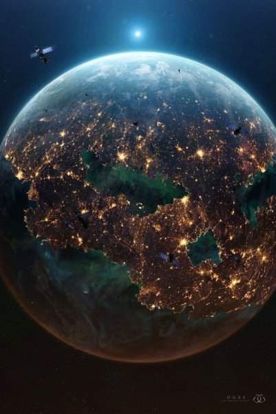 Планета из космоса