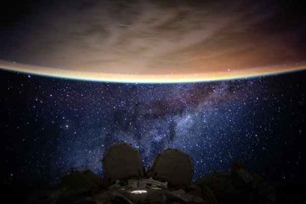 Звездное небо с МКС