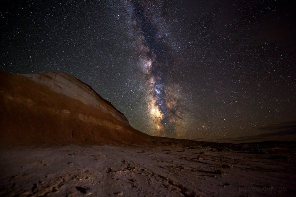 Вид с Марса на Млечный путь