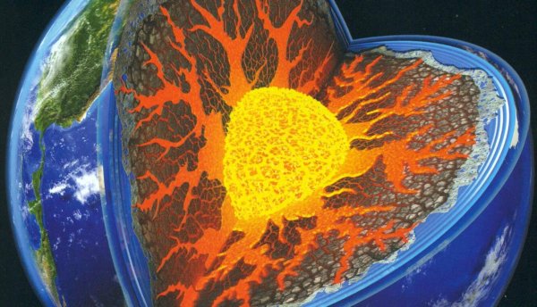 Ядро в центре земли