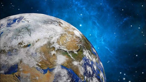 Вид земли из космоса