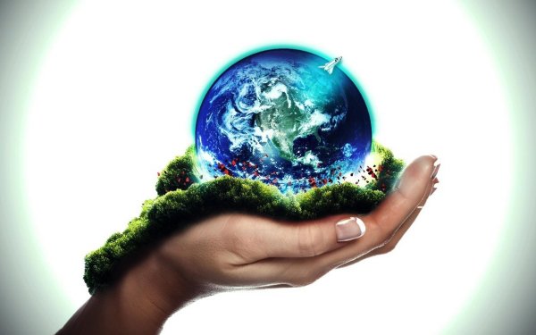 Планета в руках человека
