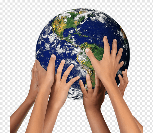 Земной шар в руках