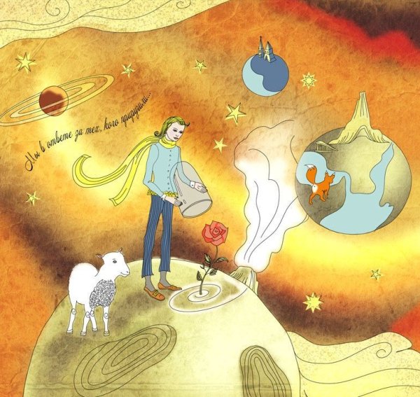 Экзюпери маленький принц Планета