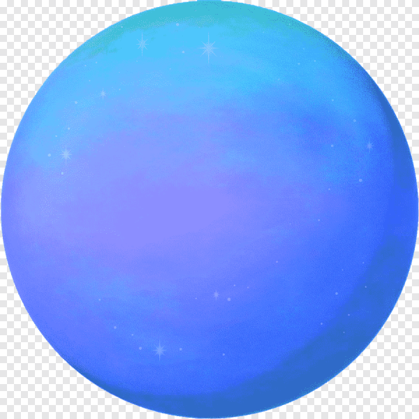 Планета Нептун на прозрачном фоне